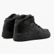 Nike Womens/Mens Air Force 1 Mid Black 315123 001 Running Sneakers