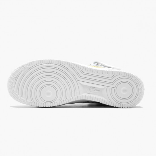 Nike Womens/Mens Air Force 1 Mid Supreme NBA White AQ8017 100 Running Sneakers