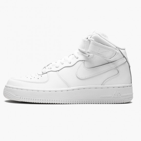 Nike Womens/Mens Air Force 1 Mid White 2014 314195 113 Running Sneakers