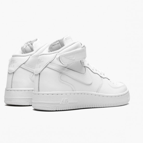 Nike Womens/Mens Air Force 1 Mid White 2014 314195 113 Running Sneakers