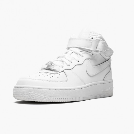 Nike Womens/Mens Air Force 1 Mid White 2014 314195 113 Running Sneakers