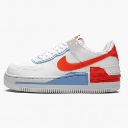 Nike Women's/Men's Air Force 1 Shadow Summit White Team Orange CQ9503 100 Running Sneakers