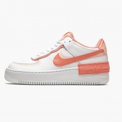 Nike Women's/Men's Air Force 1 Shadow White Coral Pink CJ1641 101 Running Sneakers