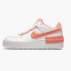 Nike Womens/Mens Air Force 1 Shadow White Coral Pink CJ1641 101 Running Sneakers
