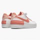 Nike Womens/Mens Air Force 1 Shadow White Coral Pink CJ1641 101 Running Sneakers