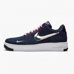 Nike Women's/Men's Air Force 1 Ultra Flyknit Patriots 6X Champs CU9335 400 Running Sneakers