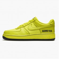 Nike Women's/Men's Air Force One Low Gore Tex Dynamic Yellow CK2630 701 Running Sneakers