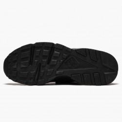Nike Women's/Men's Air Huarache Black Black White 318429 003 Running Sneakers