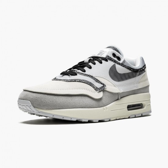 Nike Womens/Mens Air Max 1 Inside Out Phantom Black 858876 013 Running Sneakers