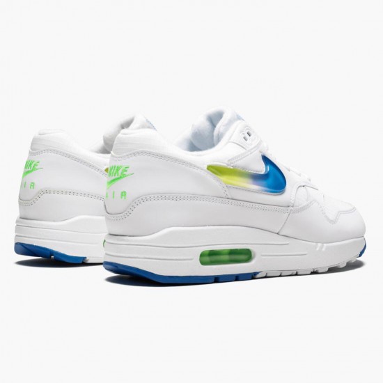 Nike Mens Air Max 1 Jelly Jewel White AO1021 101 Running Sneakers