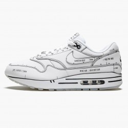 Nike Women's/Men's Air Max 1 Tinker Schematic CJ4286 100 Running Sneakers 