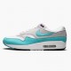 Nike Womens/Mens Air Max 1 Anniversary Aqua 908375 105 Running Sneakers