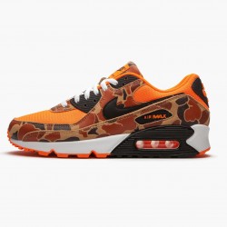 Nike Women's/Men's Air Max 90 Duck Camo Orange CW4039 800 Running Sneakers 