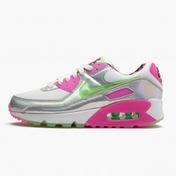 Nike Women's Air Max 90 LX 90s Dancefloor White CQ2559 100 Running Sneakers 