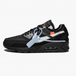 Nike Women's/Men's Air Max 90 OFF WHITE Black AA7293 001 Running Sneakers 