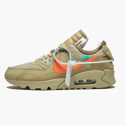 Nike Women's/Men's Air Max 90 OFF WHITE Desert Ore AA7293 200 Running Sneakers 