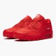 Nike Womens/Mens Air Max 90 Triple Red AJ1285 602 Running Sneakers