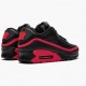 Nike Womens/Mens Air Max 90 Undefeated Black Solar Red CJ7197 003 Running Sneakers