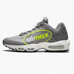 Nike Men's Air Max 95 NS Big Logo Neon AJ7183 001 Running Sneakers 