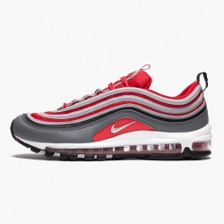 Nike Women's/Men's Air Max 97 Dark Grey Gym Red 921826 007 Running Sneakers 