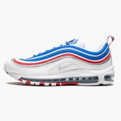 Nike Women's/Men's Air Max 97 Game Royal Metallic Silver University Red 921826 404 Running Sneakers 