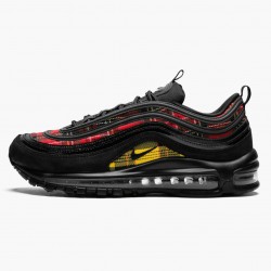 Nike Women's/Men's Air Max 97 Tartan Black AV8220 001 Running Sneakers 
