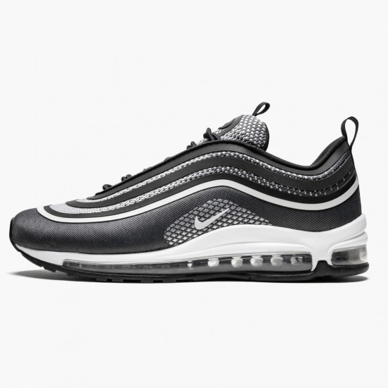 Nike Womens/Mens Air Max 97 Ultra 17 Black Pure Platinum 918356 001 Running Sneakers