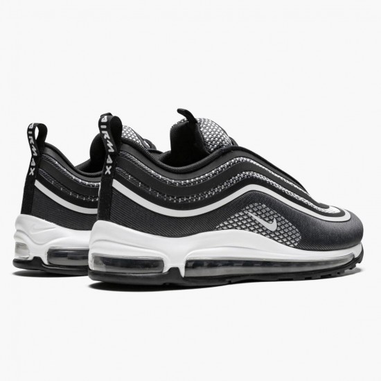 Nike Womens/Mens Air Max 97 Ultra 17 Black Pure Platinum 918356 001 Running Sneakers