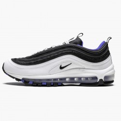 Nike Women's/Men's Air Max 97 White Black Persian Violet 921522 102 Running Sneakers 