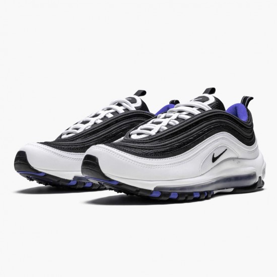 Nike Womens/Mens Air Max 97 White Black Persian Violet 921522 102 Running Sneakers
