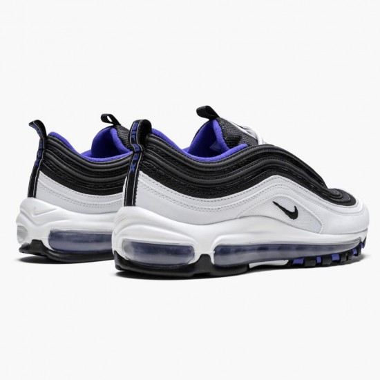 Nike Womens/Mens Air Max 97 White Black Persian Violet 921522 102 Running Sneakers