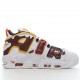 Diy Nike Air More Uptempo Brown White DD9223-100-1 Casual Shoes