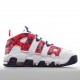 Nike Air More Uptempo GS Red Navy Camo CZ7885-100 Casual Shoes