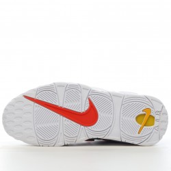 Diy Nike Air More Uptempo Orange Green White DD9223-100-2 Casual Shoes