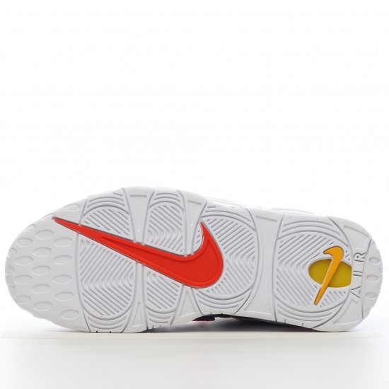 Diy Nike Air More Uptempo Orange Green White DD9223-100-2 Casual Shoes