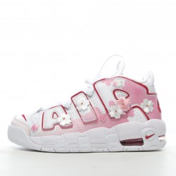 Nike Air More Uptempo White Varsity Red Outline (2018/2021) (GS) DJ5988-100 Casual Shoes