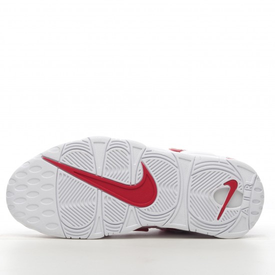 Nike Air More Uptempo White Varsity Red Outline (2018/2021) (GS) DJ5988-100 Casual Shoes