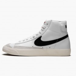 Nike Women's/Men's Blazer Mid 77 Vintage White Black BQ6806 100 Running Sneakers