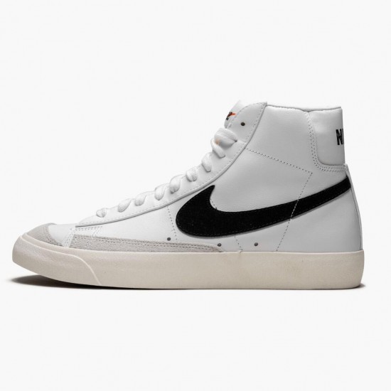 Nike Womens/Mens Blazer Mid 77 Vintage White Black BQ6806 100 Running Sneakers