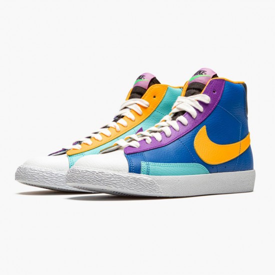 Nike Womens/Mens Blazer Mid Multi Color CZ9441 400 Running Sneakers