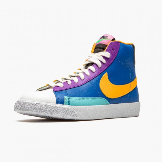 Nike Womens/Mens Blazer Mid Multi Color CZ9441 400 Running Sneakers