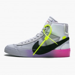 Nike Women's/Men's Blazer Mid Off White Wolf Grey Serena Queen AA3832 002 Running Sneakers