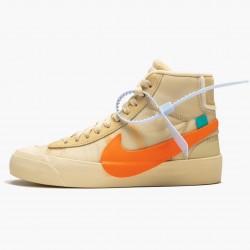 Nike Women's/Men's Blazer Mid Off-White All Hallow's Eve AA3832 700 Running Sneakers