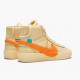 Nike Womens/Mens Blazer Mid Off-White All Hallows Eve AA3832 700 Running Sneakers