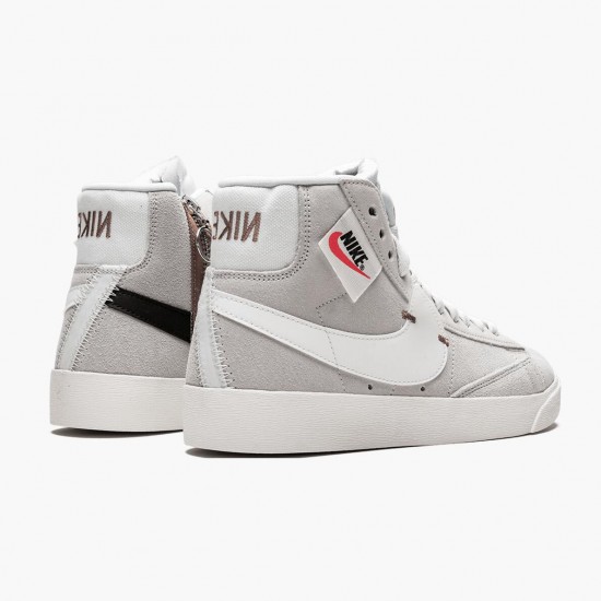 Nike Womens/Mens Blazer Mid Rebel Off White BQ4022 101 Running Sneakers