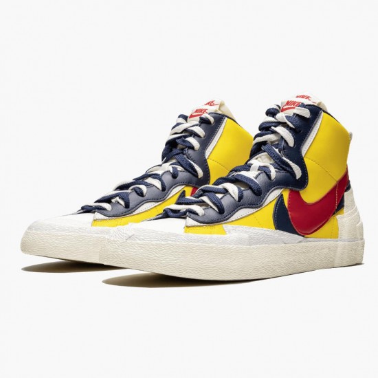 Nike Womens/Mens Blazer Mid sacai Snow Beach BV0072 700 Running Sneakers