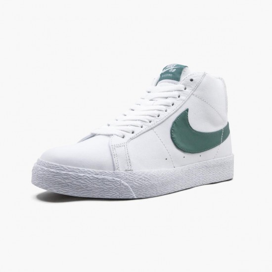 Nike Womens/Mens SB Zoom Blazer Mid White Bicoastal CJ6983 100 Running Sneakers