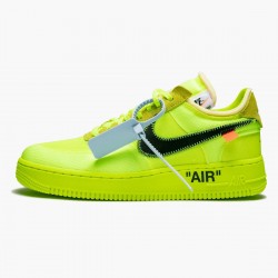 Nike Women's/Men's Air Force 1 Low Off White Volt AO4606 700 Running Sneakers