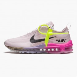 Nike Men's Air Max 97 Off White Elemental Rose Serena Queen AJ4585 600 Running Sneakers