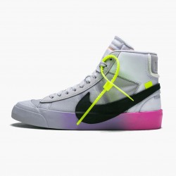 Nike Women's/Men's Blazer Mid Off-White Wolf Grey Serena Queen AA3832 002 Running Sneakers